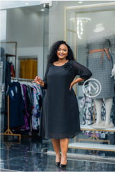 Black Midi dress
